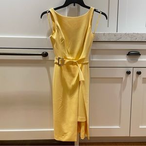 White House Black market Sunshine Yellow Dress